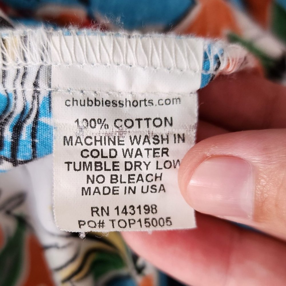 Chubbies The Nutter Orange Multicolor Tropical To… - image 4